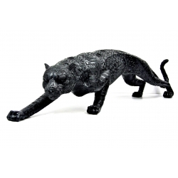 Figurka rzeźba Gepard czarny XL